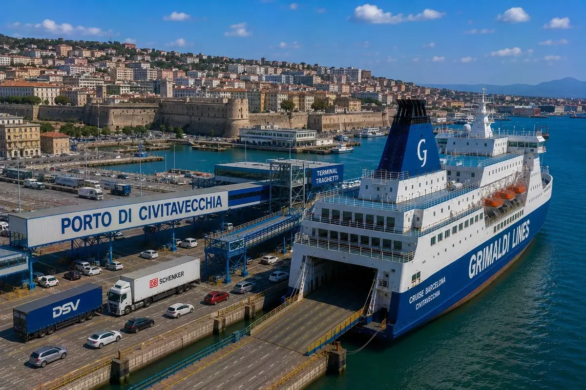 Vista de Civitavecchia