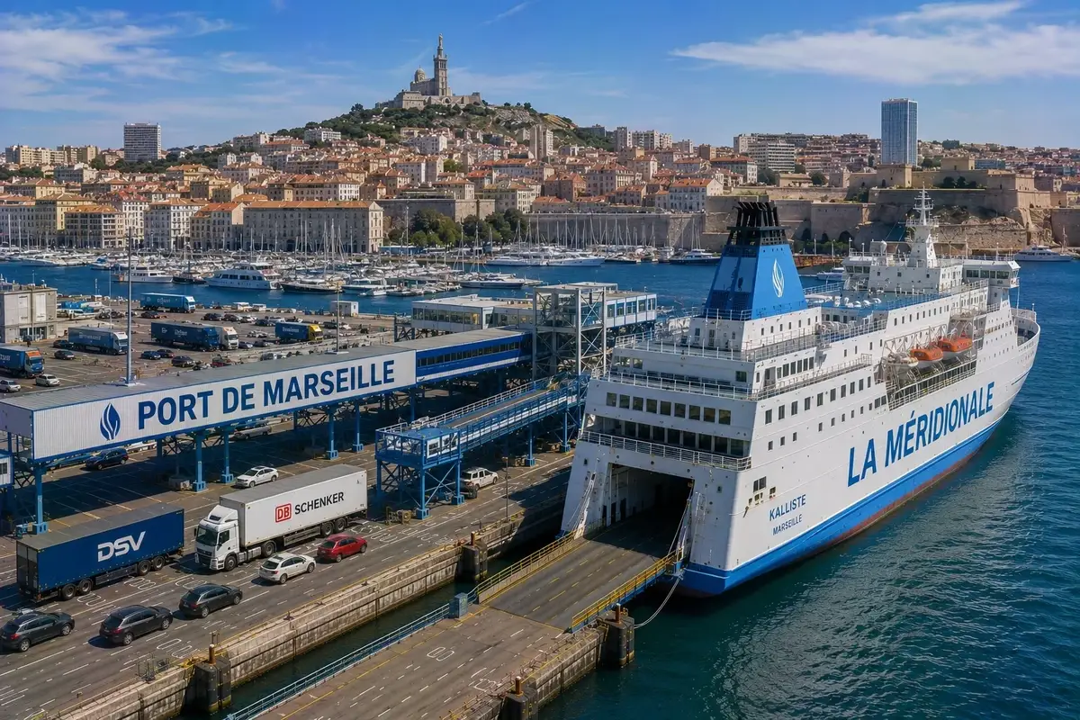 Porto de ferry de Marselha